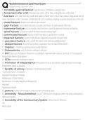 Multidimensional Care Final Exam Exam Questions and Answers 100&percnt; Pass &vert;Verified & Updated&vert;ACTUAL 2025&sol;2026 Cheat Sheet