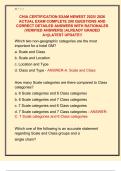 CHIA CERTIFICATION EXAM NEWEST 2025&sol; 2026  ACTUAL EXAM COMPLETE 200 QUESTIONS AND  CORRECT DETAILED ANSWERS &lpar;VERIFIED  ANSWERS&rpar; &vert;ALREADY GRADED A&plus;&vert;&vert;NEWEST  UPDATE&excl;&excl; 
