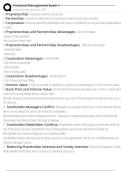 Financial Management Exam 1 Exam Questions and Answers 100&percnt; Pass &vert;Verified & Updated&vert;ACTUAL 2025&sol;2026 Cheat Sheet