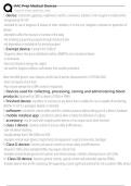 RAC Prep Medical Devices Exam Questions and Answers 100&percnt; Pass &vert;Verified & Updated&vert;ACTUAL 2025&sol;2026 Cheat Sheet