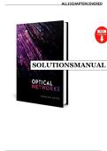 Solution Manual for Optical Networks &lpar;1st Edition by Debasish Datta&rpar; &ndash; Complete Step-by-Step Solutions