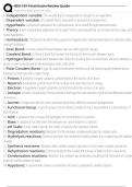 BIO 181 Final Exam Review Guide Exam Questions and Answers 100&percnt; Pass &vert;Verified & Updated&vert;ACTUAL 2025&sol;2026 Cheat Sheet