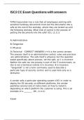 ISC2 CC Exam Questions with answers