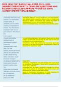 CEPN &lpar;RN&rpar; TEST BANK FINAL EXAM 2025 -2026  NEWEST VERSION WITH COMPLETE QUESTIONS AND  ACCURATE DETAILED ANSWERS VERIFIED 100&percnt;  LATEST UPDATE BRAND NEW&excl;&excl;&excl;