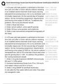 Adult-Gerontology Acute Care Nurse Practitioner Certification ENDOCRIN