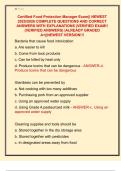 Certified Food Protection Manager Exam&vert;&vert; NEWEST  2025&sol;2026 COMPLETE QUESTIONS AND CORRECT  ANSWERS WITH RATIONALES &vert;VERIFIED EXAM&excl;&excl;  &lpar;VERIFIED ANSWERS&rpar; &vert;ALREADY GRADED  A&plus;&vert;&vert;LATEST VERSION&excl;&excl;&excl; 