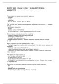 ECON 252 - EXAM 1 &lpar;CH&period; 1-6&rpar; QUESTIONS & ANSWERS