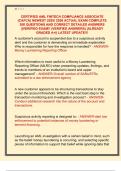 CERTIFIED AML FINTECH COMPLIANCE ASSOCIATE  &lpar;CAFCA&rpar; NEWEST 2025&sol; 2026 ACTUAL EXAM COMPLETE  200 QUESTIONS AND CORRECT DETAILED ANSWERS  &lpar;VERIFIED ANSWERS&rpar; &vert;ALREADY GRADED A&plus;&vert;&vert; NEWEST  UPDATE&excl;&excl;&excl;