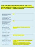CFESA ELECTRICAL PRACTICE TEST EXAM 2025-2026 &vert;  COMPLETE QUESTIONS AND CORRECT ANSWERS &vert; GRADED  A&plus; &vert; LATEST EXAM &vert; VERIFIED ANSWERS