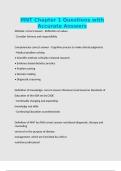 MNT Chapter 1 Questions with Accurate Answers