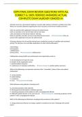 CEPN FINAL EXAM REVIEW QUESTIONS WITH ALL CORRECT & 100&percnt; VERIFIED ANSWERS&vert;ACTUAL COMPLETE EXAM&vert;ALREADY GRADED A&plus;