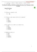 Test Bank for Biology&comma; 6th Edition by Robert Brooker&comma; Eric Widmaier&comma; Linda Graham