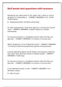 Bail bonds test questions with answers