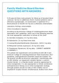 Family Medicine Board Review QUESTIONS WITH ANSWERS&comma;