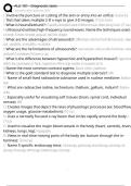 ALU 101 - Diagnostic tests Exam Questions and Answers 100&percnt; Pass &vert;Verified & Updated&vert;ACTUAL 2025&sol;2026 Cheat Sheet
