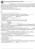 Massachusetts Certified Peer Specialist &lpar;CPS&rpar; Exam Questions and Answers 100&percnt; Pass &vert;Verified & Updated&vert;ACTUAL 2025&sol;2026 Cheat Sheet