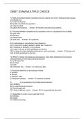 OMGT EXAM MULTIPLE CHOICE