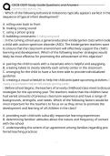 CEOE OSAT Study Guide Questions and Answers 