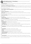 WGU D668 Sections 3 - 5 Vocabulary Exam Questions and Answers 100&percnt; Pass &vert;Verified & Updated&vert;ACTUAL 2025&sol;2026 Cheat Sheet