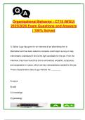 Organizational Behavior Exam Guide &vert; 100&plus; Q&A &vert; Motivation&comma; Leadership&comma; Conflict Management
