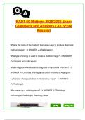 RADT 60 Midterm 2025 &vert; 100&plus; Q&A &vert; Radiography&comma; Patient Rights&comma; Medical Law&comma; ALARA Principles