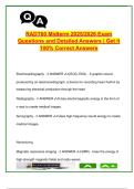 RADT60 Midterm 2025 &vert; 150&plus; Verified Q&A &vert; Radiologic Science&comma; Ethics&comma; ALARA&comma; Legal Terms&comma; Imaging Modalities