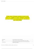 NURSE PRACTITIONER CERTIFICATION EXAM WITH ALL CORRECT & 100&percnt; VERIFIED ANSWERS&vert;ACTUAL COMPLETE EXAM&vert;ALREADY GRADED A&plus; &lpar;JUST RELEASED&rpar; 