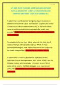 ATI MED SURG CARDIAC EXAM 2025&sol;2026 NEWEST ACTUAL EXAM WITH COMPLETE QUESTIONS AND VERIFIED ANSWERS &vert;ALREADY GRADED A&plus;&vert; 