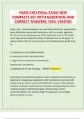NURS 5461 FINAL EXAM NEW COMPLETE SET WITH QUESTIONS AND CORRECT ANSWERS 100&percnt; VERIFIED