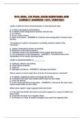 BYU GEOL 109 FINAL EXAM QUESTIONS AND CORRECT ANSWERS 100&percnt; VERIFIED&excl;&excl;