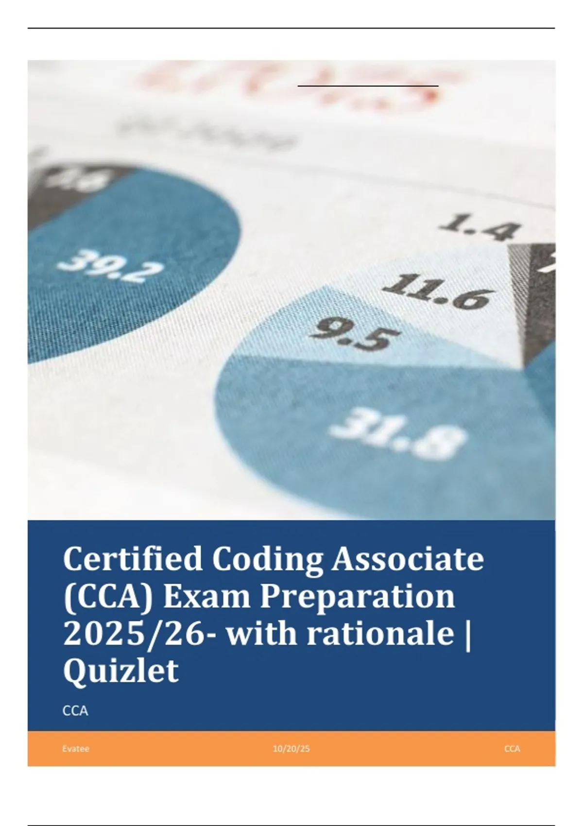 CERTIFIED CODING ASSOCIATE (CCA) EXAM PREPARATION 2025/26- WITH ...