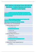 AHIP Medicare Advantage Exam 2025&sol;2026 &lpar;60  Questions&rpar; &ndash; Verified Questions and Correct  Answers &vert; Latest Update 