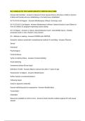 BLE CUMULATIVE TEST QUESTIONS WITH VERIFIED SOLUTIONS