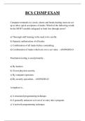 BCS CISMP EXAM QUESTIONS AND ANSWERS 2025