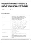 Foundations Midterm Jersey College EXAM QUESTIONS AND VERIFIED SOLUTIONS &vert;2025 EXAM &vert; ELABORATED &DETAILED ANSWERS&excl;&excl;
