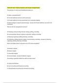HCAD 401 Exam 1 Review Questions and Answers Already Passed 