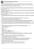360 food handling course &lpar;Texas&rpar; Exam Questions and Answers 100&percnt; Pass &vert;Verified & Updated&vert;ACTUAL 2025&sol;2026 Cheat Sheet