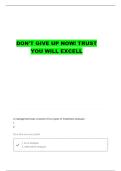 MPSA & CPM EXAM PREP TUTORIAL QUESTIONS WITH COMPLETE ANSWERS