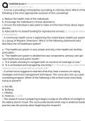 NUR206 Exam 1 Exam Questions and Answers 100&percnt; Pass &vert;Verified & Updated&vert;ACTUAL 2025&sol;2026 Cheat Sheet