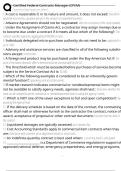 Certified Federal Contracts Manager &lpar;CFCM&rpar; Exam Questions and Answers 100&percnt; Pass &vert;Verified & Updated&vert;ACTUAL 2025&sol;2026 Cheat Sheet