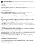 NC Jurisprudence Exam Questions and Answers 100&percnt; Pass &vert;Verified & Updated&vert;ACTUAL 2025&sol;2026 Cheat Sheet