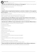BUS 410 Exam Questions and Answers 100&percnt; Pass &vert;Verified & Updated&vert;ACTUAL 2025&sol;2026 Cheat Sheet
