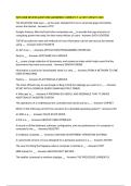 INFS 3308 REVIEW QUESTIONS ANSWERED CORRECTLY LATEST UPDATE 2025