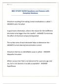 IBEC STUDY GUIDE Questions and Answers with Complete Solutions&period;