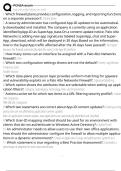 PCNSA exam Exam Questions and Answers 100&percnt; Pass &vert;Verified & Updated&vert;ACTUAL 2025&sol;2026 Cheat Sheet