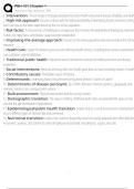 PBH 101 Chapter 1 Exam Questions and Answers 100&percnt; Pass &vert;Verified & Updated&vert;ACTUAL 2025&sol;2026 Cheat Sheet