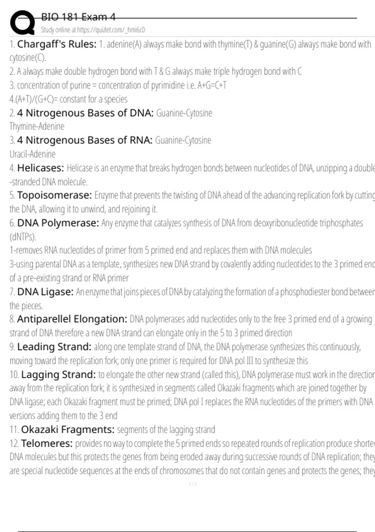 BIO 181 Exam 4 Exam Questions and Answers 100% Pass |Verified & Updated ...