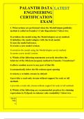 PALANTIR DATA ENGINEERING CERTIFICATION EXAM QUESTIONS AND ANSWERS 2025