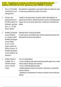 STCW - "Standard og Training&comma; Certification and Watchkeeping for  seafarer UPDATED ACTUAL Questions and CORRECT Answers 