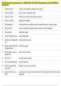 STCW    Bundled Questions and CORRECT Answers